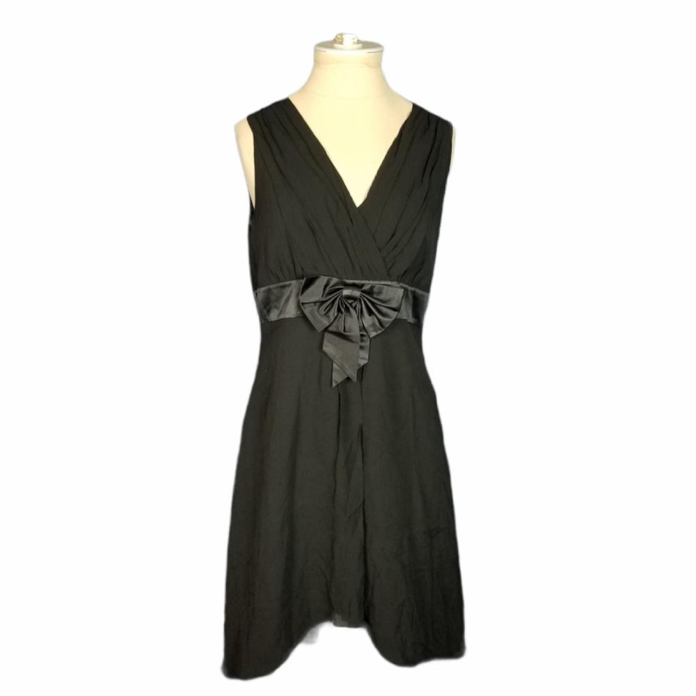 Spense Women's Cocktail Dress Silk Hi-Low hem Size